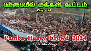 சபரிமலை கூட்டமும் மக்கள் நெரிசலும் | Sabarimala Temple Issue | Sabarimala Pamba River crowd issue