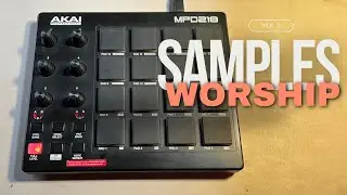 Akai MPD218 + Drum test SAMPLES WORSHIP⚡️🤯VOL 1