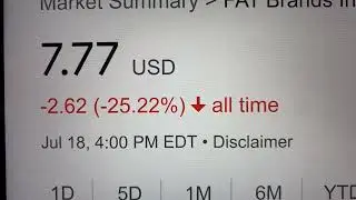 🔴 FAT Brands Inc. Class A FAT Stock Trading Facts 🔴