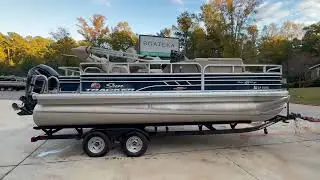 2023 Sun Tracker Fishing Barge 20 DLX | Boateka West Georgia | Spacious Fishing Pontoon