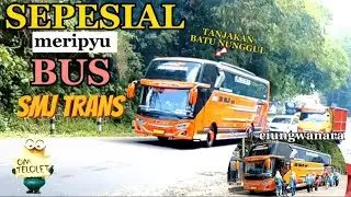 sepsial meripyu BUS SMJ TRANS rest in ciungwanara otw pangandaran full telolet