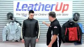 Joe Rocket 'Speedway' Men's Black Leather Jacket at LeatherUp.com