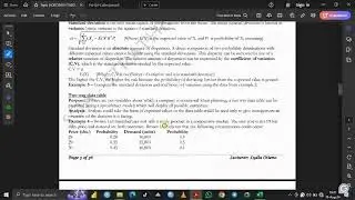 DECISION THEORY PART 2-Expected Opportunity Loss