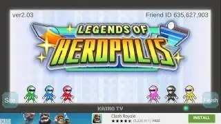 Legends Of Heropolis  || android gameplay || new release