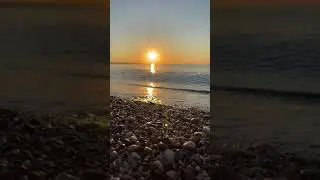 Relaxing Video of a Sunrise Beach #shorts