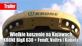 Kukurydza z KRONE Big X 630 + Fendt, Valtra i Kubota - Wielkie koszenie na Kujawach - Trailer