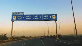 A Long drive on KMP Expressway || Kundli-Manesar-Palwal || KMP Hariyana India