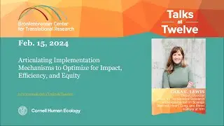 Articulating Implementation Mechanisms to Optimize for Impact, Efficiency, and Equity