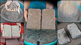 Pure sand bricks | New mic | water +tub+ crumbling | sifting | dipping | ASMR Analmun