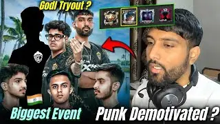 Godl New Tryout ? 😳 | Punk Demotivated? 😯 &bull; Punk Mindset 🔥~ Akop  | Bgmi Biggest Event ✅
