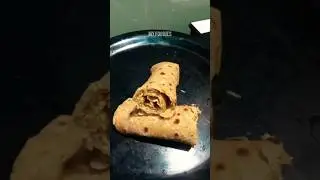 Egg Roll parata|Left over Chapati|#leftover #parata #streetfood #shorts