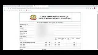 PDUSU B.Com Final year Result Declared||B.A B.sc Result Update