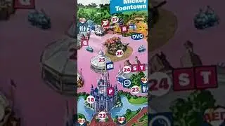 Exploring a Magic Kingdom map from the 2000's