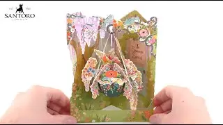 Santoro 3D Pop-Up Pendulum Card SC202 - How-To