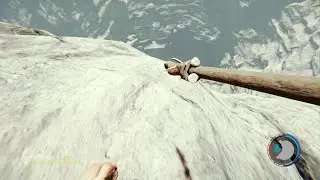 The Forest sink hole #theforest #forest #survival #gaming #ps5 #hoochydaddy #fight #cantswim #jumped