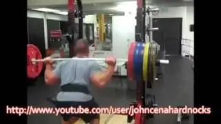 John Cena USC squat workout