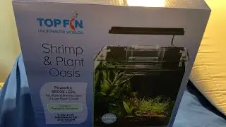 Распаковка аквариума Top Fin Shrimp And Plant Oasis