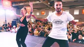 Clases de salsa con Erik y Monica / Madrid Esencia Festival 2019 #ilovesalsa