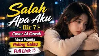 Salah Apa Aku - Ilir 7 (AI Cover) Lirik | Pop Melayu Galau Viral