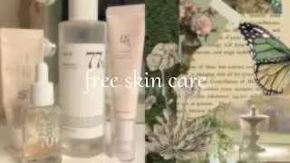 ⊹₊ ⋆ 🔖 ✦ receive free skin care products . . . ★
