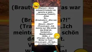 😂Wenn jemand Einw&auml;nde hat, spreche er jetzt😂#comedyshorts #hymor