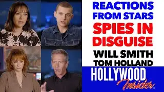 Reactions From Stars - SPIES IN DISGUISE | Will Smith, Tom Holland & DJ Khaled