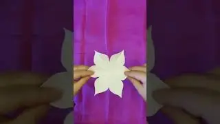 Easy paper flower!🌼DIY PAPER CRAFT. Une fleur en papier facile et magnifique!💥#diy #papercraft #art
