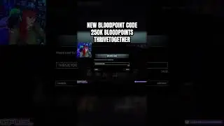 NEW Dead by Daylight Bloodpoint Code 250K Bloodpoints #dbdcode #dbd #bloodpoints