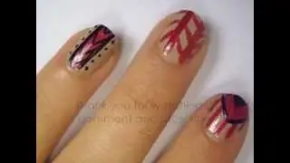 Tribal Aztec Nails