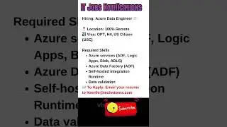 Azure Data Engineer Job   Remote Oct 10, 2025
