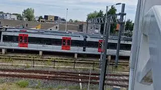 S1/S2 sneltram op Hooftwerk plats bij  Amsterdam Verijn staurtweg deel 2