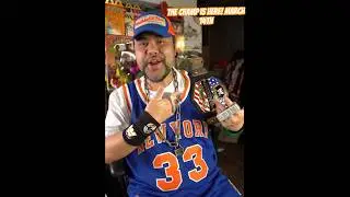 JOHN CENA WORE THIS NEW YORK KNICKS THROWBACK JERSEY AT WRESTLEMANIA XX!