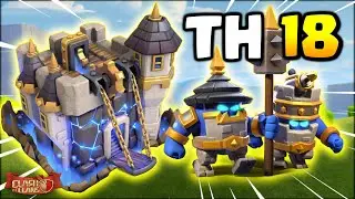 🚨 Nuevo Ayuntamiento 18 con Guardianes y Torre de S&uacute;per Magos &ndash; Clash of Clans TH18