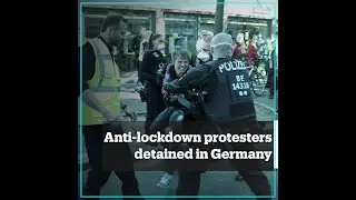 Several detained for protesting coronavirus restrictions in Germany
