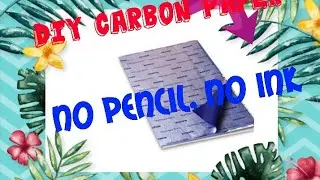 #DIY carbon paper  no ink  no pencil  😮😮😮😮 how to make Carbon paper at home ⬜⬜😘😘😘