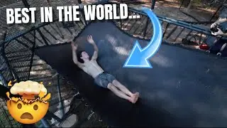 WORLD'S BEST FLIPPER ON WORLD'S BEST BACKYARD TRAMPOLINE