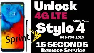 Unlock LTE  LG Stylo 4 Q710P Q710AL Q710PL | CALL + LTE | Service Remote
