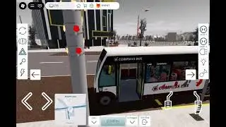 Driving a bus in Roblox for the first time in Canterbury 