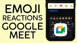 (EASY) How to Use Emoji Reaction on Google Meet | New GOOGLE UPDATE 2023