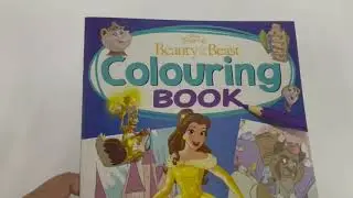 9781788102223 Disney Princess Beauty & the Beast Simply Colouring Book