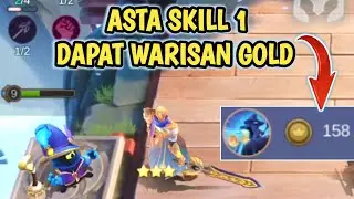DAPET WARISAN GOLD AUTO NGEROLL SEPUASNYA | CARA BERMAIN ASTA SKILL 1 MAGIC CHESS #quartermaster