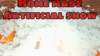 Home to make artificial snow घर पर शिमला मनाली वाली बर्फ बनाये#crazyideas