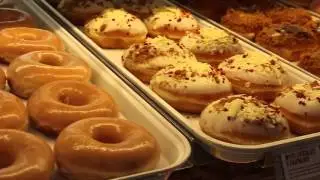Krispy Kreme grand opening at the White Rose Shopping Centre