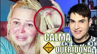 ELA FICOU COM O CABELO DESMANCHANDO E ELÁSTICO  APÓS FAZER UMA SHAMPOOZADA |  CORTE QUÍMICO