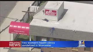 2 women's health clinics vandalized in Worcester