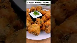 Cheesy Broccoli Fritters | Cheesy Broccoli Pakora #shorts #like #ytshorts #viral