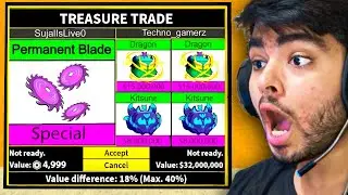TRADING PERM BLADE FOR 24 HOURS | BLOX FRUITS | ROBLOX