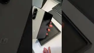 Samsung Galaxy Z gold 5 Unboxing #zfold5 #grey  #exclusive #samsung