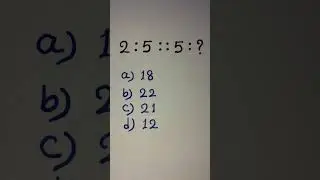 answer fast. reasoning #math #shorts