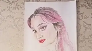 Emilly Vick desenho realista passo a passo. Aula5.